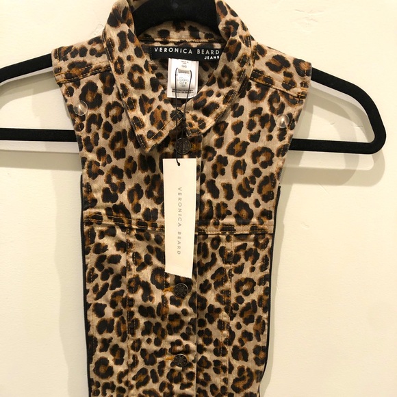 veronica beard leopard dickey